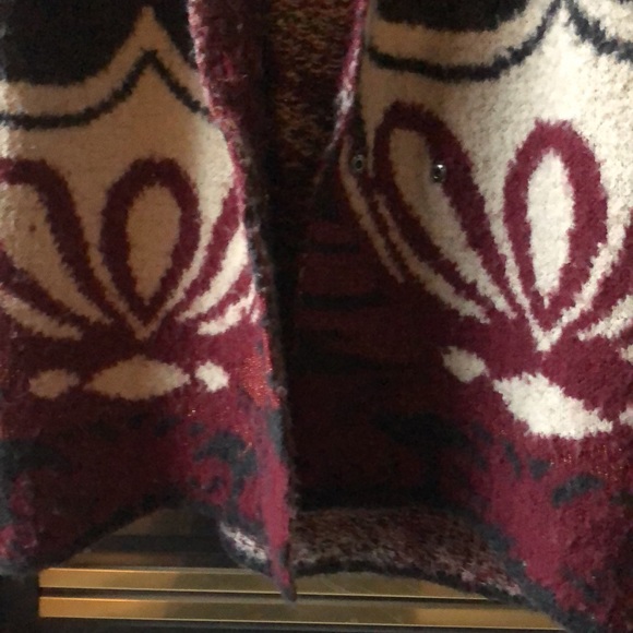 Free People wool blend cardigan warm oversized small - Picture 4 of 6